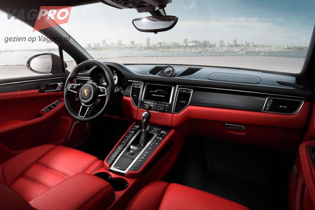 Interieur van de Porsche Macan