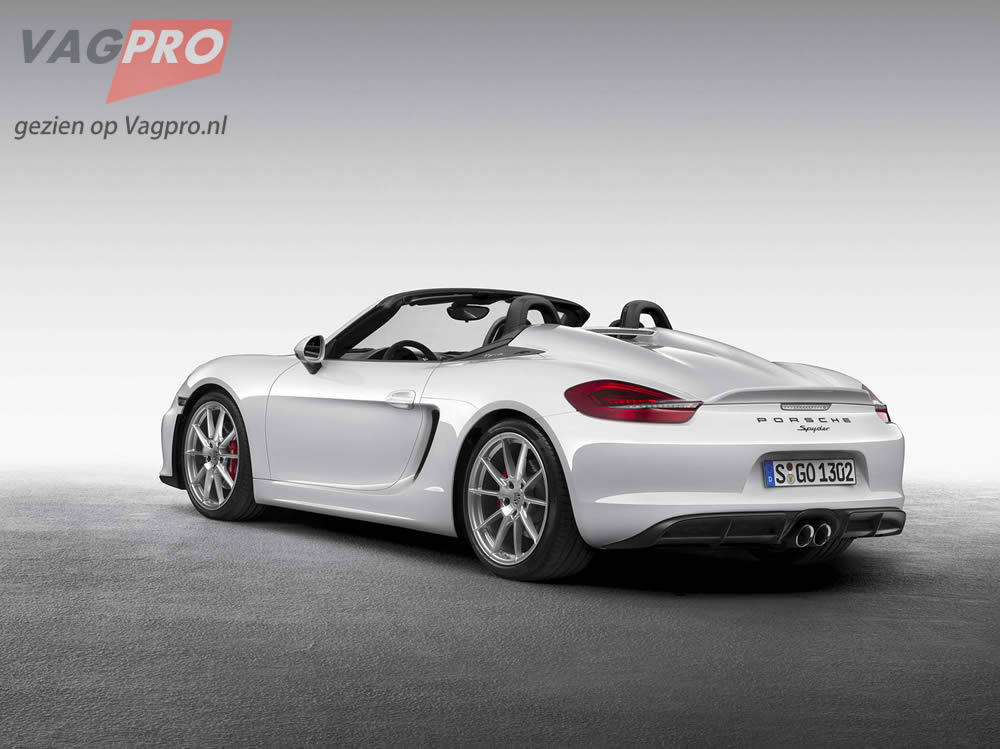 Porsche Boxster Spyder achterzijde