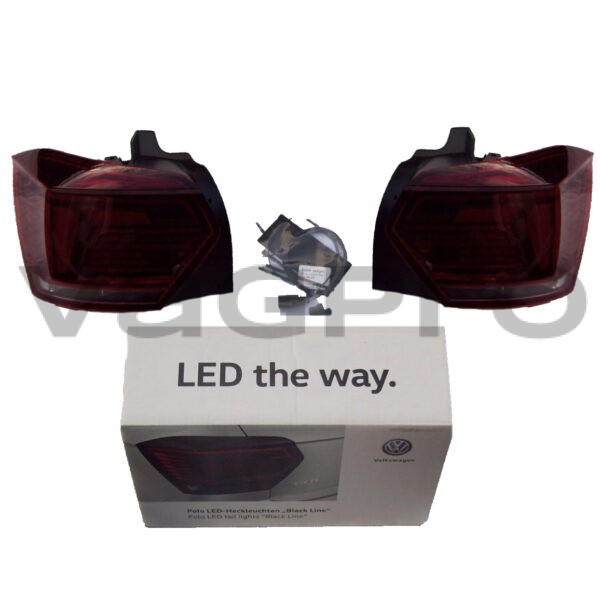 Volkswagen Polo (AW) Led achterlichten set - Black Line Design