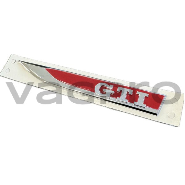 Volkswagen Up! GTI spatbord embleem set : Rood Chroom Links